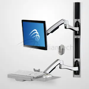 Solutions de supports muraux informatiques pour hôpitaux Mediantech